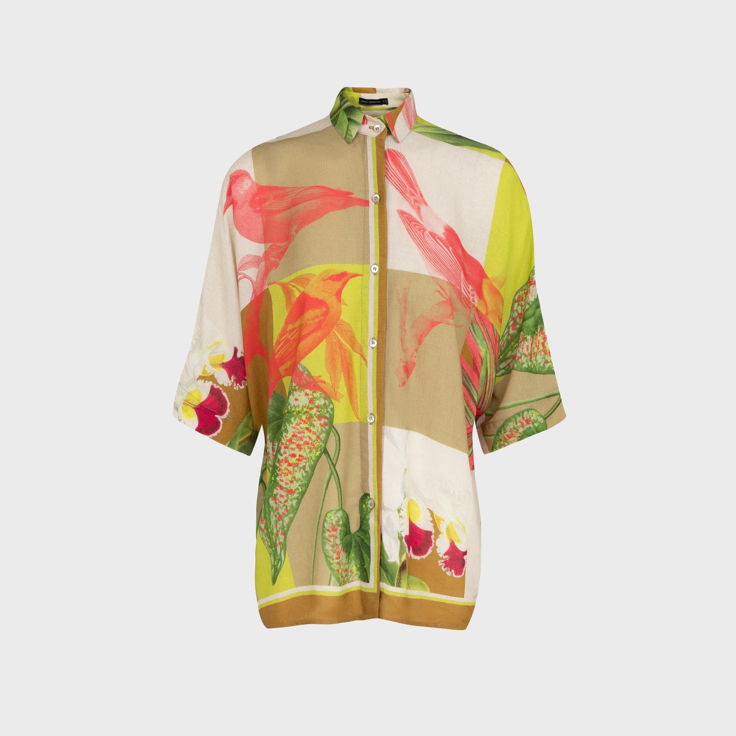 Camisa manga curta sem cava Canteiros