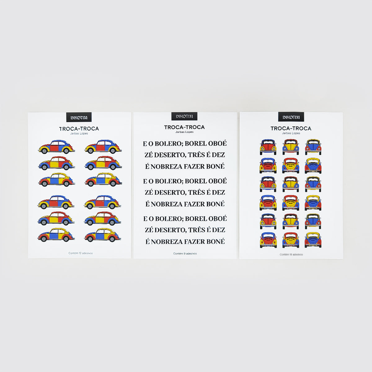 Adesivos Troca-troca 12 un.