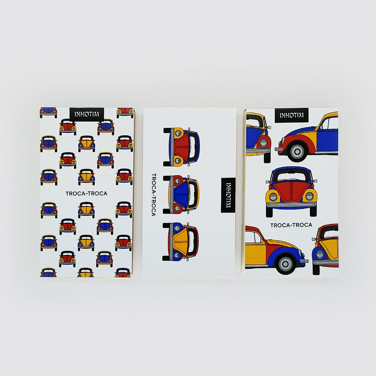 Caderneta Troca-troca azul