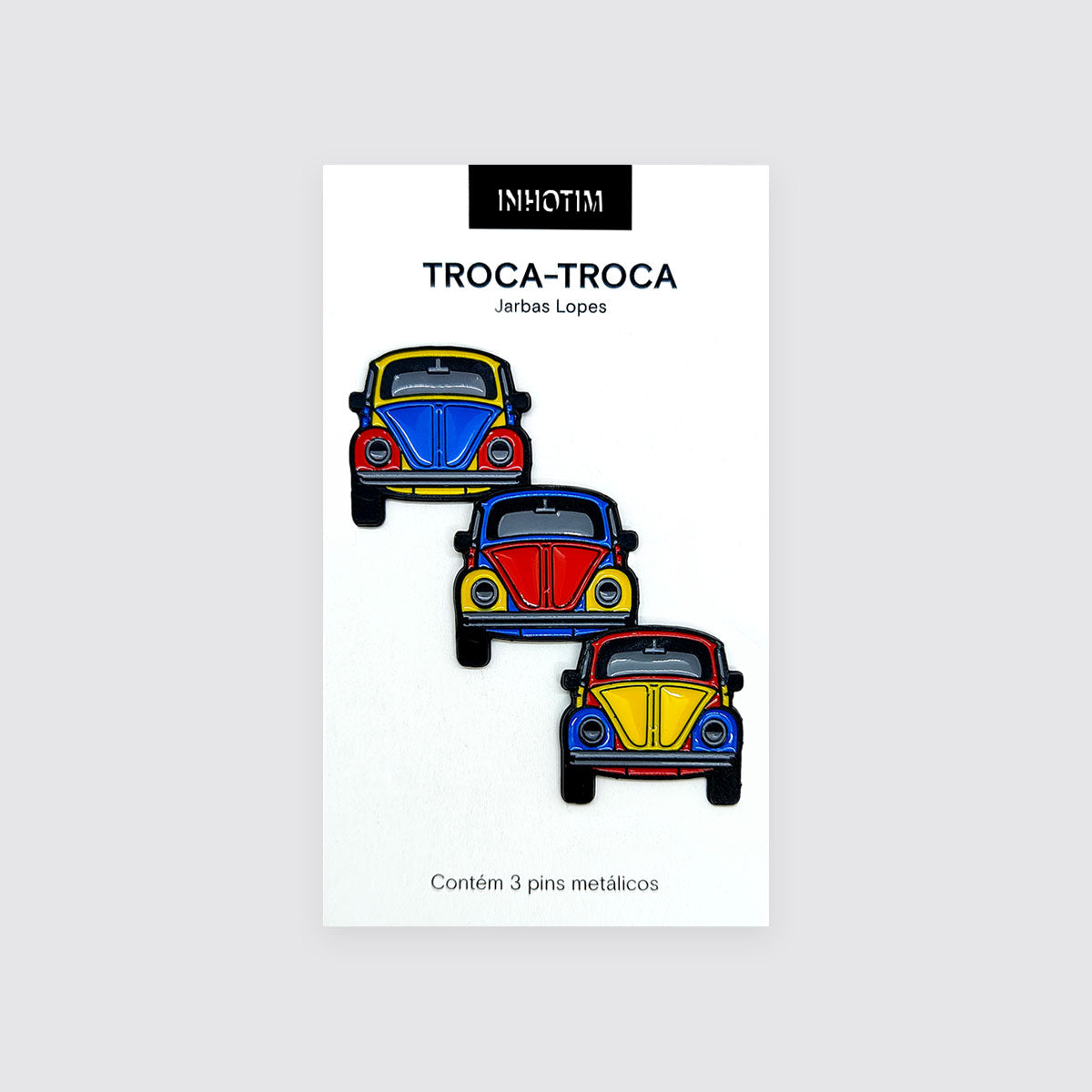 Trio de Pins Troca-troca