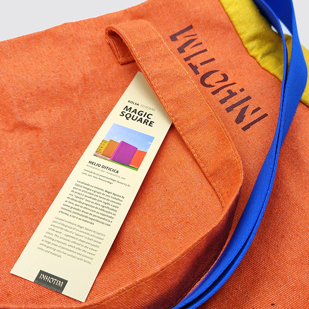 Bolsa Magic Square laranja