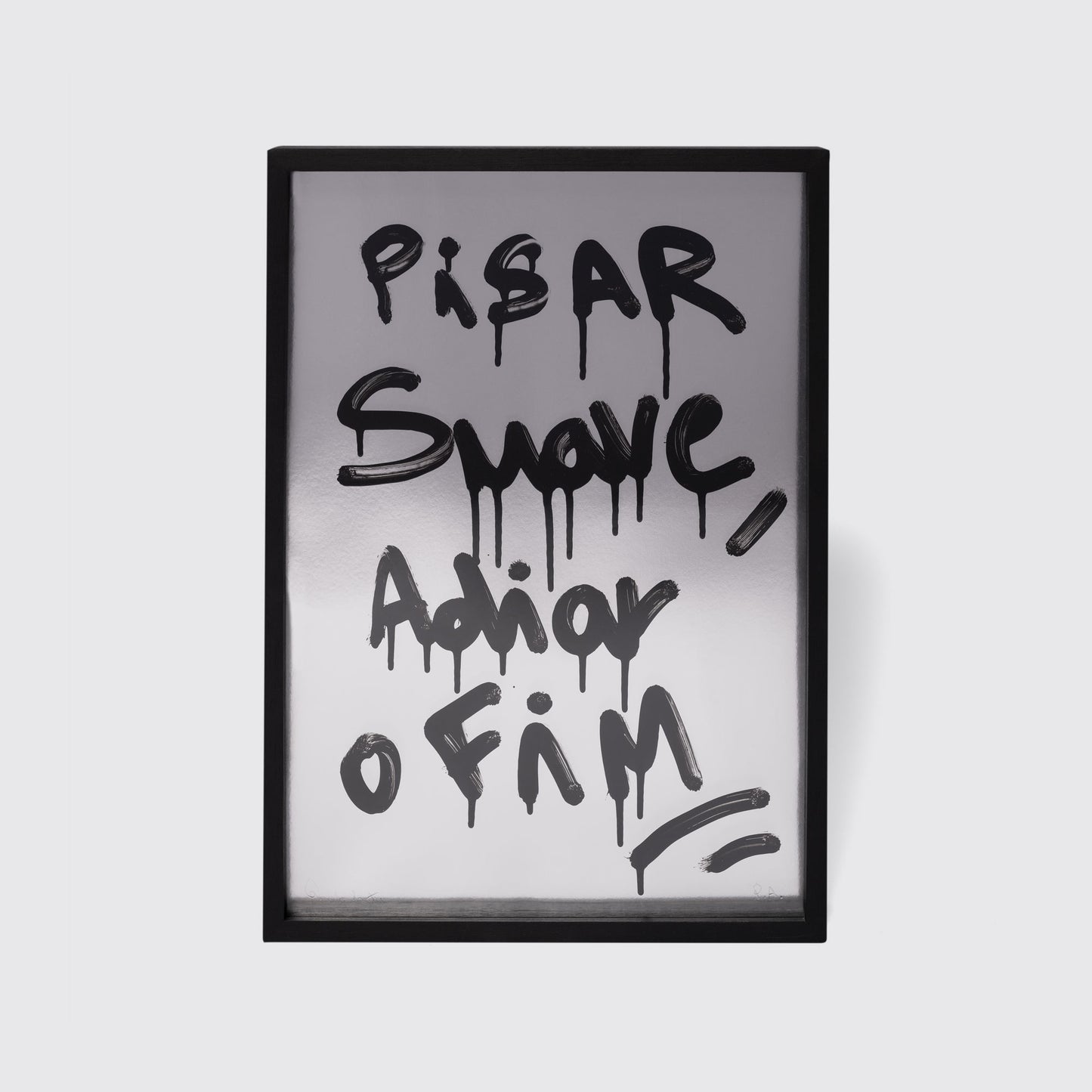 Múltiplos Inhotim | Panmela Castro - "Pisar suave, adiar o fim" gravura