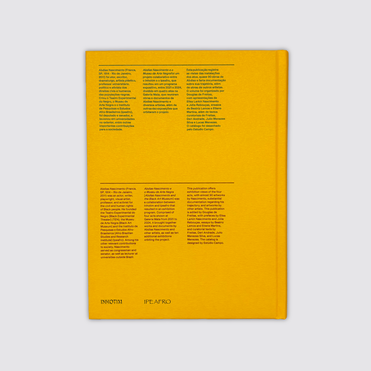 Livro "Abdias Nascimento e o Museu de Arte Negra"