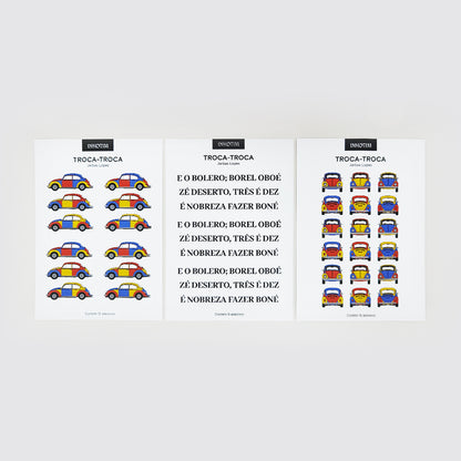 Adesivos Troca-troca 12 un.