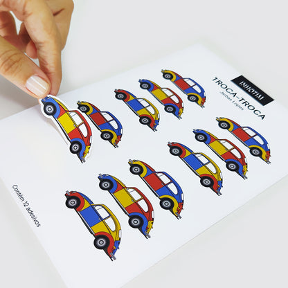 Adesivos Troca-troca 18 un.