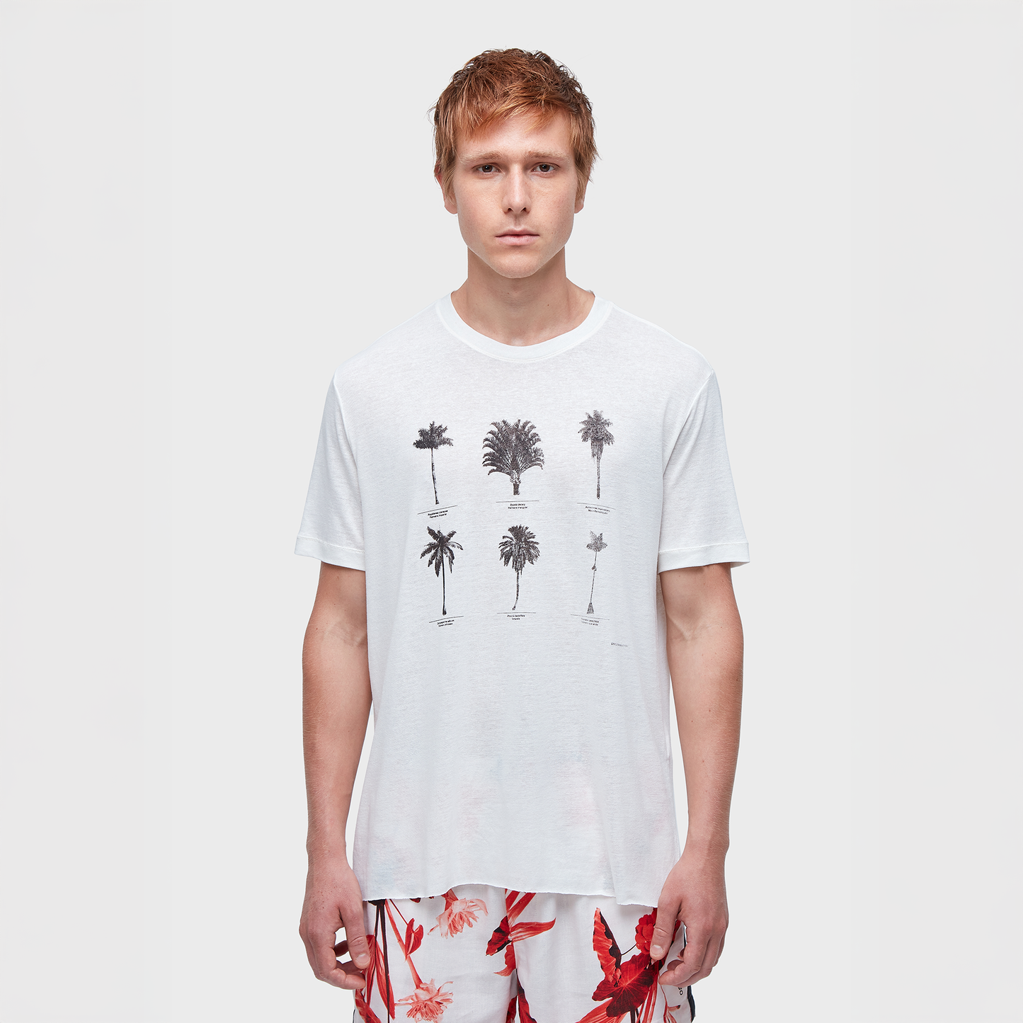 T-shirt Linen Osklen Inhotim Palmeiras Mc