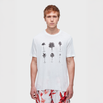 T-shirt Linen Osklen Inhotim Palmeiras Mc