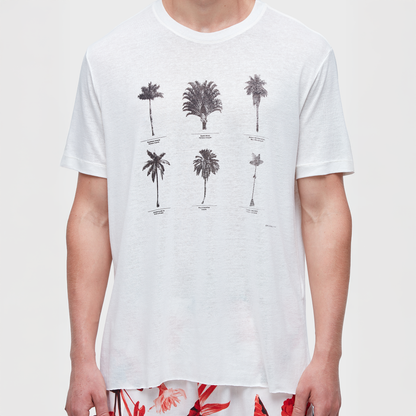 T-shirt Linen Osklen Inhotim Palmeiras Mc